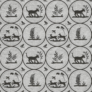 Thibaut Wallpaper Dooley Black T14347