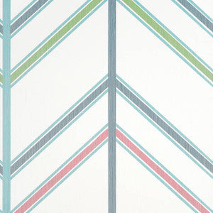 Thibaut Wallpaper Ventura Blue and Pink T14355