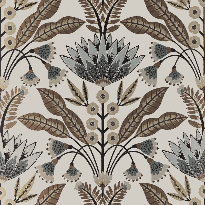 Thibaut Wallpaper T14607 LOTUS - Natural