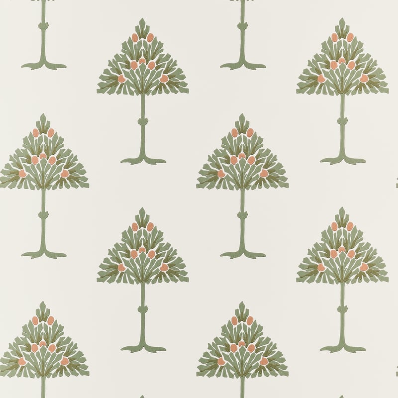 Thibaut Wallpaper T14614 MAY TREE - Sage