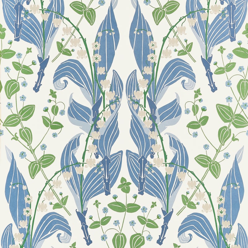 Thibaut Wallpaper T14620 HARBOR SPRINGS - Blue