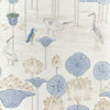Thibaut Wallpaper T14636 MALEA - Blue and Beige
