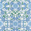 Thibaut Wallpaper T14644 MARGAUX - Blue and Green