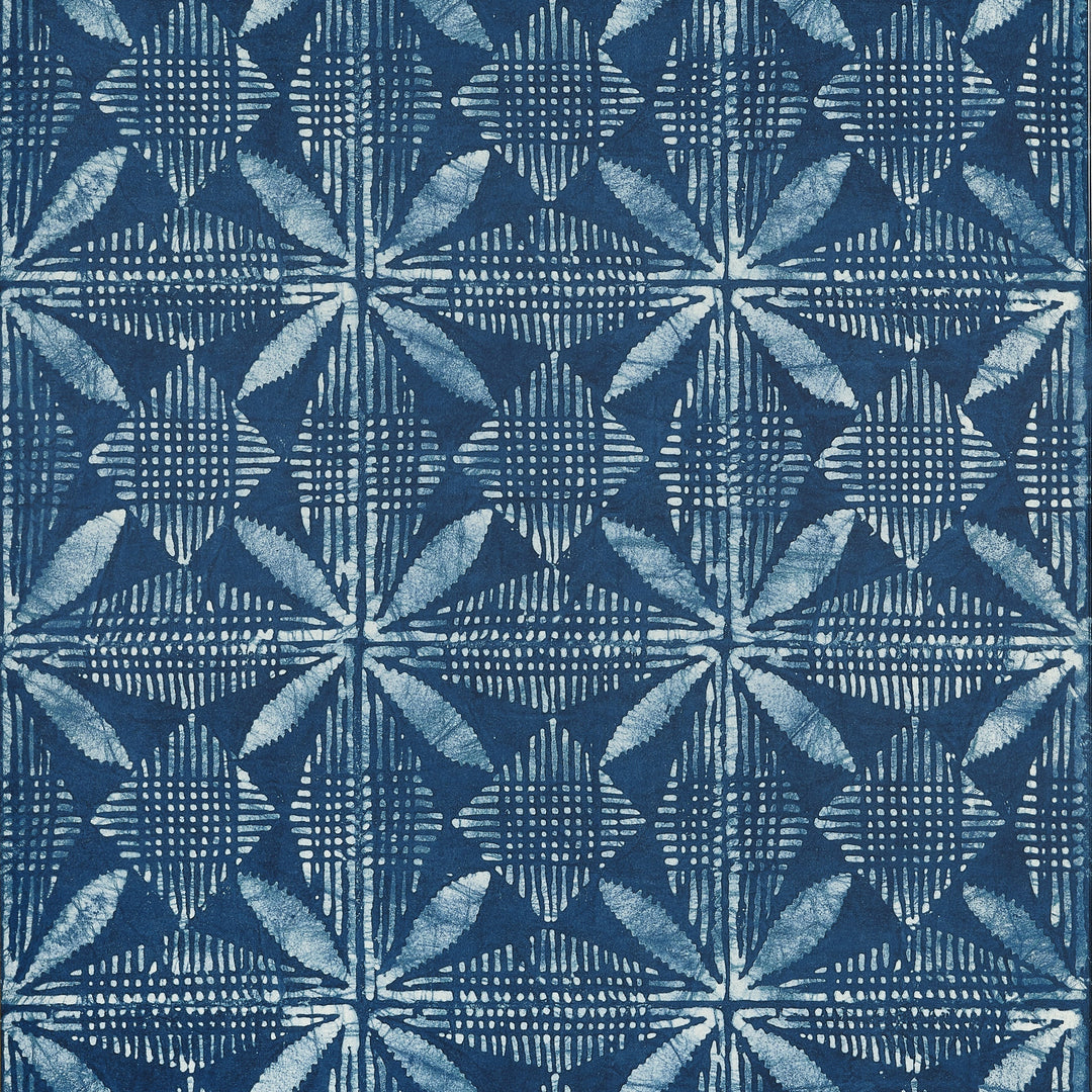 Thibaut Wallpaper TORTUGA BATIK - Navy