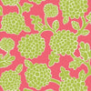 Thibaut Wallpaper NIKKO - Raspberry and Green