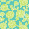 Thibaut Wallpaper NIKKO - Turquoise and Green
