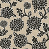 Thibaut Wallpaper NIKKO - Black and Tan