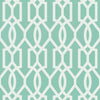 Thibaut Wallpaper DOWNING GATE - Turquoise