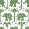 Thibaut Wallpaper Elephant Green T16201