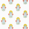 Thibaut Wallpaper Tybee Bud Coral and Yellow T16212