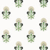 Thibaut Wallpaper Tybee Bud Black and Green T16214