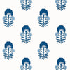 Thibaut Wallpaper Tybee Bud Blue and White T16217
