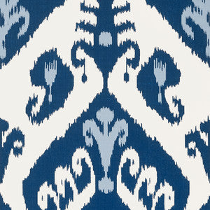 Thibaut Wallpaper Indies Ikat Navy T16245