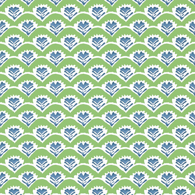 Emily Green and Blue T16251 by Thibaut Wallpaper Thibaut Wallpaper Emily Green and Blue T16251Wallpaper Kismet Wallpaper U.S.A. </p><p>Repeat: V: 4.25 27 - Fabric Carolina -