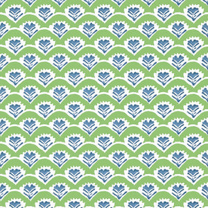 Thibaut Wallpaper Emily Green and Blue T16251