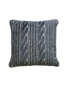 Scalamandre Pillow Sweater   22 X 22 - Denim T1SWEATPILL0004