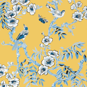 Thibaut Wallpaper Yukio Yellow T20840