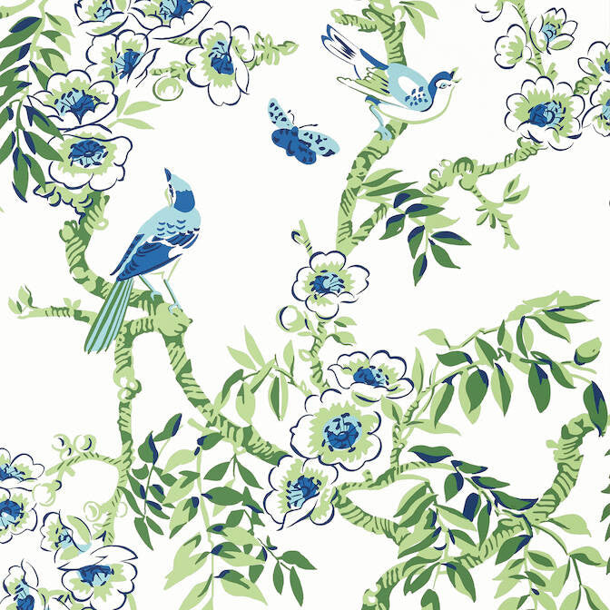 Yukio Blue and Green T20842 by Thibaut Wallpaper Thibaut Wallpaper Yukio Blue and Green T20842Wallpaper Eden Wallpaper UNITED STATES </p><p>Repeat: V: 36 27 - Fabric Carolina -