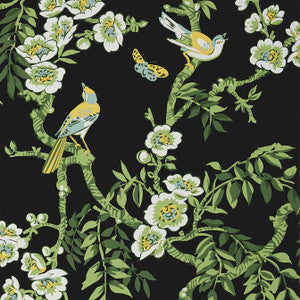 Thibaut Wallpaper Yukio Black T20845