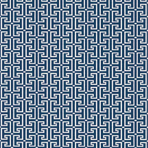 Thibaut Wallpaper T-Square Navy and White T20866