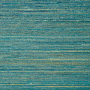 Thibaut Wallpaper Raffia Palm Turquoise T24073