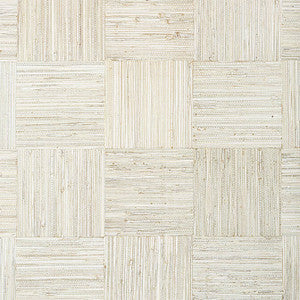 Thibaut Wallpaper Mosaic Weave White T24078