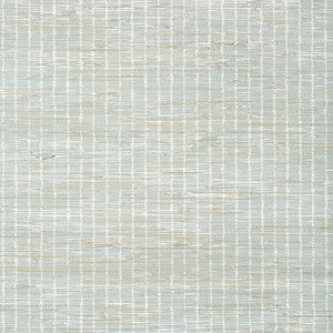 Thibaut Wallpaper Sutton Stripe White on Robin's Egg T24085