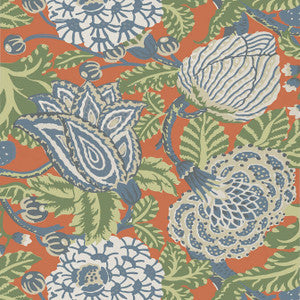Thibaut Wallpaper Mitford Orange T2945