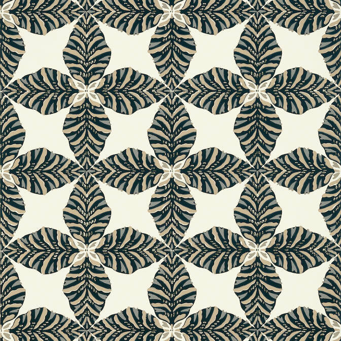 Starleaf Black T2971 by Thibaut Wallpaper Thibaut Wallpaper Starleaf Black T2971Wallpaper Paramount Wallpaper U.S.A. </p><p>Repeat: V: 12.5 27 - Fabric Carolina -