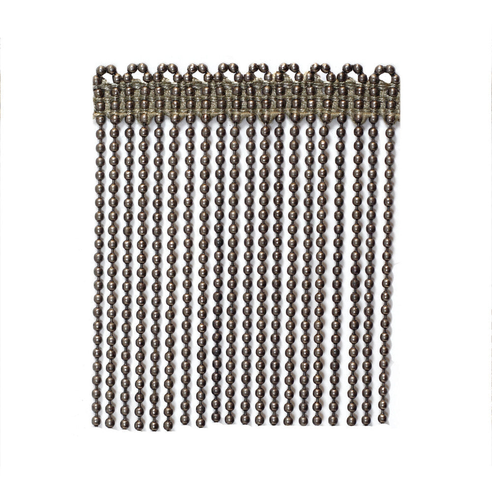 Ball/Chain Bull Armour by Kravet Couture Designer Trim SOPRANO COLLECTION METAL - 99%;VISCOSE - 1% Egypt - Horizontal: - and Vertical: - 3.5 - Swanky Fabrics -