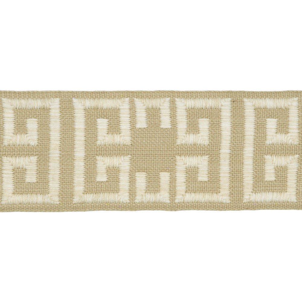 Empress Edging Pearl by Kravet Couture Designer Trim BARBARA BARRY INDOCHINE VISCOSE - 100% France Horizontal: and Vertical: 2.5 - Swanky Fabrics -