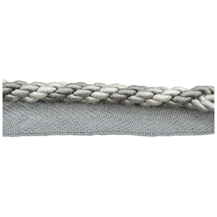 Tonal Cord Grey Frost by Kravet Couture Designer Trim CALVIN KLEIN COLLECTION COTTON - 58%;SILK - 28%;POLYESTER - 14% China Horizontal: and Vertical: 0.25 - Swanky Fabrics -