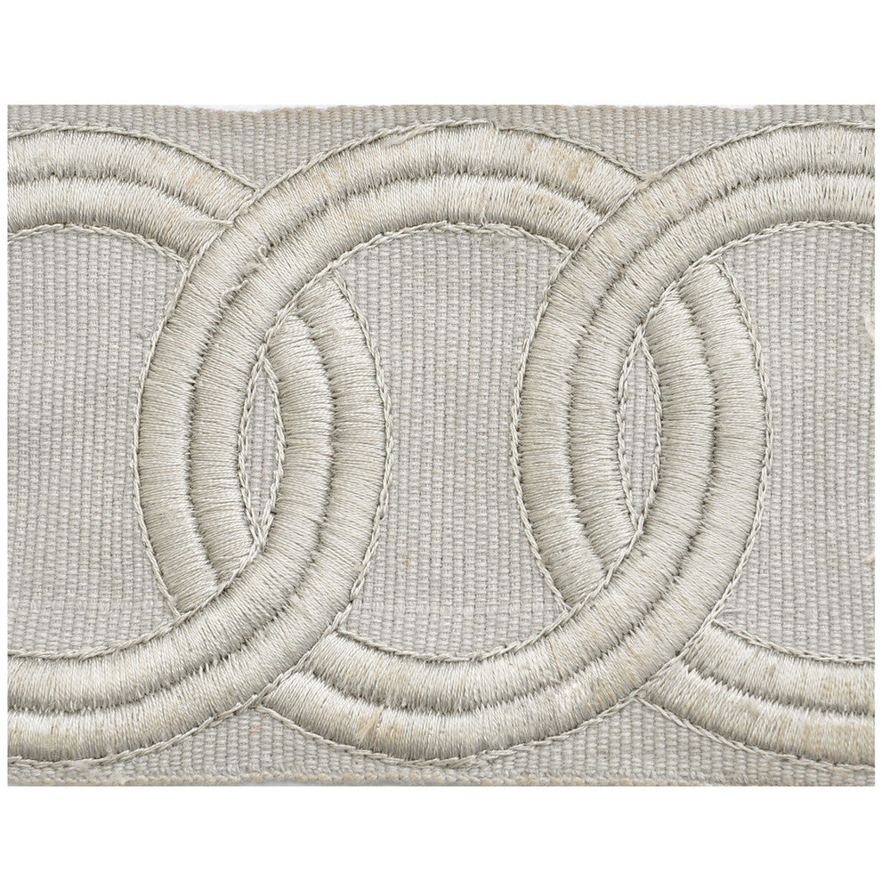 Grecian Braid Grey Frost by Kravet Couture Designer Trim CALVIN KLEIN COLLECTION COTTON - 78%;RAYON - 22% India Horizontal: 2.5 and Vertical: 1.5 2.559 - Swanky Fabrics -