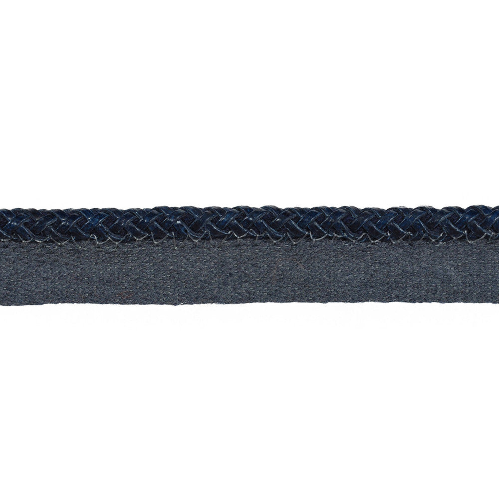 Disco Denim by Kravet Couture Designer Trim NOMAD CHIC POLYURETHANE - 91%;COTTON - 9% Spain Horizontal: and Vertical: 0.75 - Swanky Fabrics -