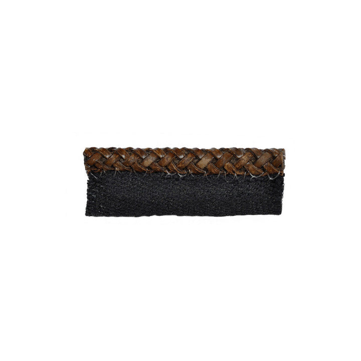 Disco Chocolate by Kravet Couture Designer Trim POLYURETHANE - 91%;COTTON - 9% Spain Horizontal: and Vertical: 0.75 - Swanky Fabrics -