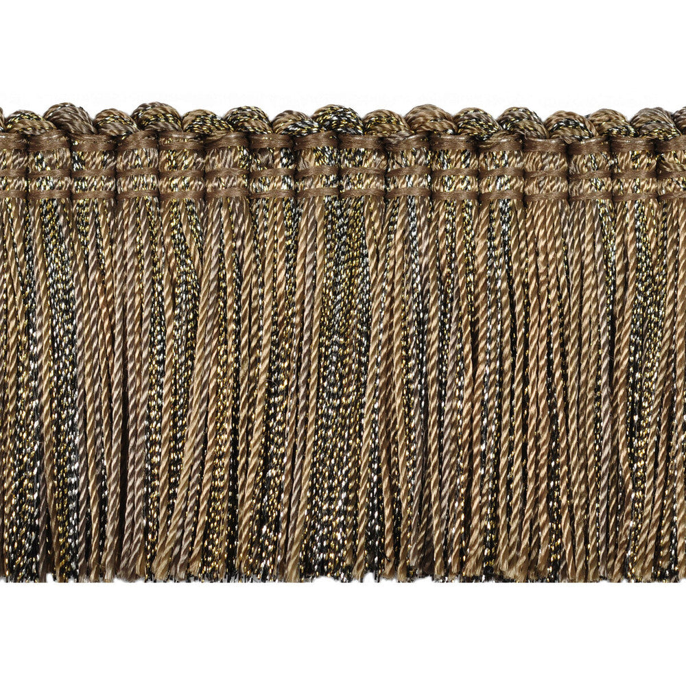 Shimmer Brush Nickel by Kravet Couture Designer Trim - RAYON - 55%;LUREX - 43%;NYLON - 1%;POLYESTER - 1% China - Horizontal: - and Vertical: - 2 - Swanky Fabrics -