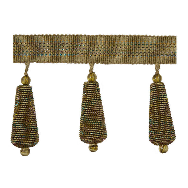 Gilded Teardrop Aged Ore by Kravet Design Designer Trim RAYON - 40%;COTTON - 36%;METALLIC - 11%;VISCOSE - 10%;POLYESTER - 3% China Horizontal: and Vertical: 3 - Swanky Fabrics -