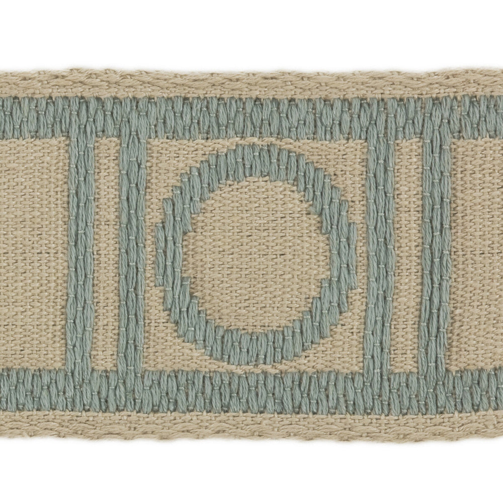Stone Henge Mineral by Kravet Couture Designer Trim LINEN - 98%;VISCOSE - 2% France Horizontal: 4.75 and Vertical: 3 - Swanky Fabrics -