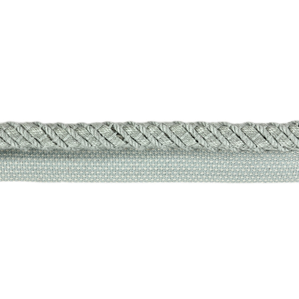 Curler Cord Mineral by Kravet Couture Designer Trim COTTON - 55%;VISCOSE - 45% France Horizontal: and Vertical: 1 - Swanky Fabrics -