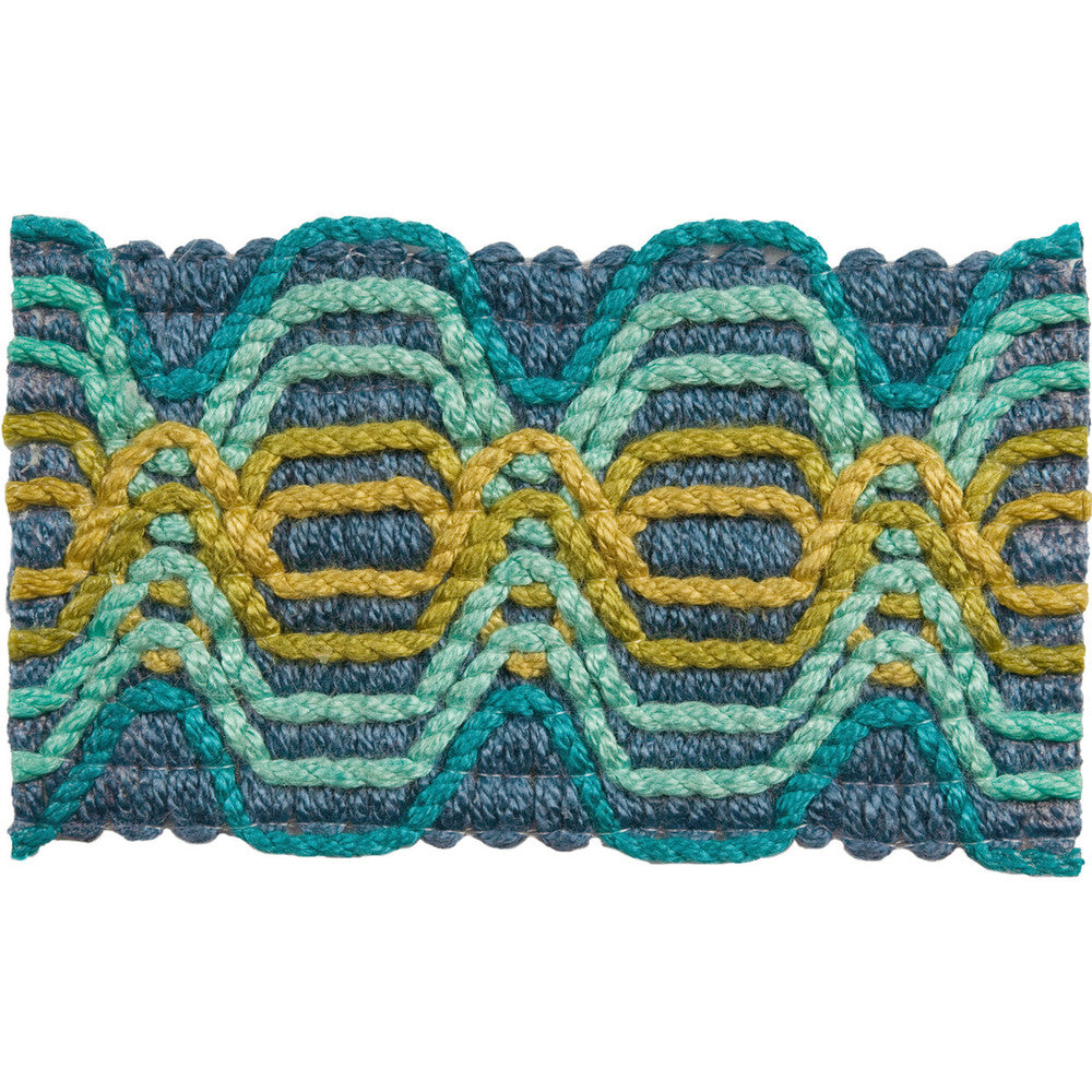 Super Star Capri by Kravet Design Designer Trim JONATHAN ADLER UTOPIA VISCOSE - 97%;POLYESTER - 3% Germany - Horizontal: - and Vertical: - 1.5 - Swanky Fabrics -