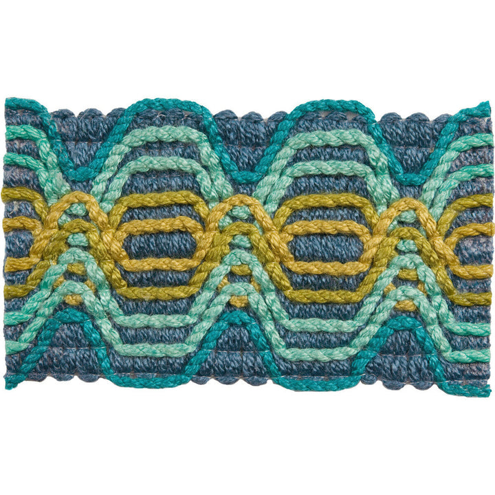 Super Star Capri by Kravet Design Designer Trim JONATHAN ADLER UTOPIA VISCOSE - 97%;POLYESTER - 3% Germany - Horizontal: - and Vertical: - 1.5 - Swanky Fabrics -