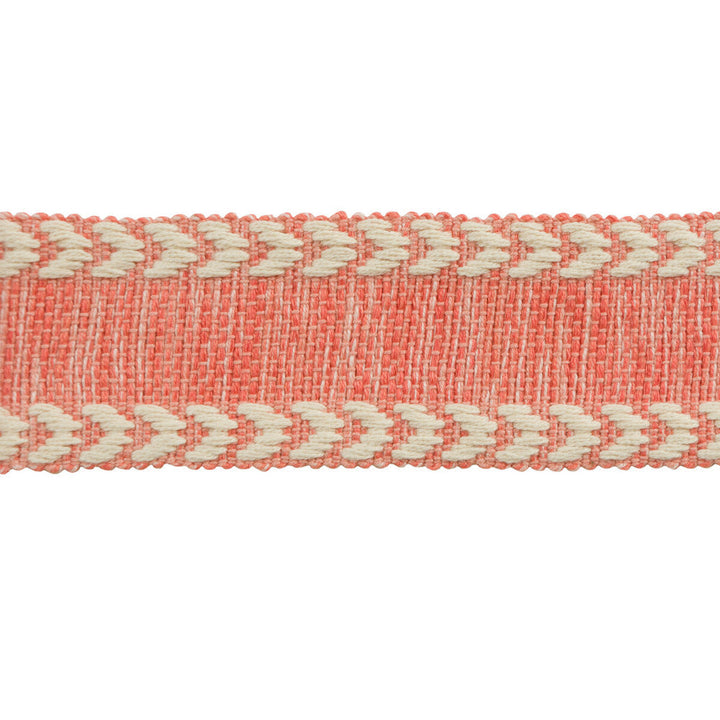 Suraj Coral by Kravet Design Designer Trim ECHO HEIRLOOM INDIA TRIM COLLECTION COTTON - 100% Egypt Horizontal: and Vertical: 1.75 - Swanky Fabrics -