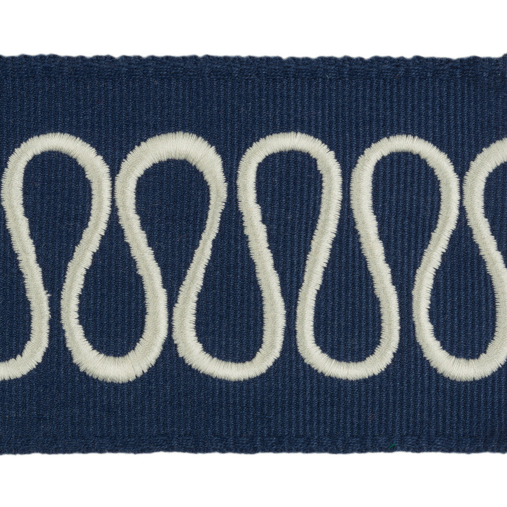 Bodoni Tape Sailor by Kravet Design Designer Trim JONATHAN ADLER CHARADE COTTON - 75%;VISCOSE - 25% India - Horizontal: - and Vertical: - 2.36 - Swanky Fabrics -