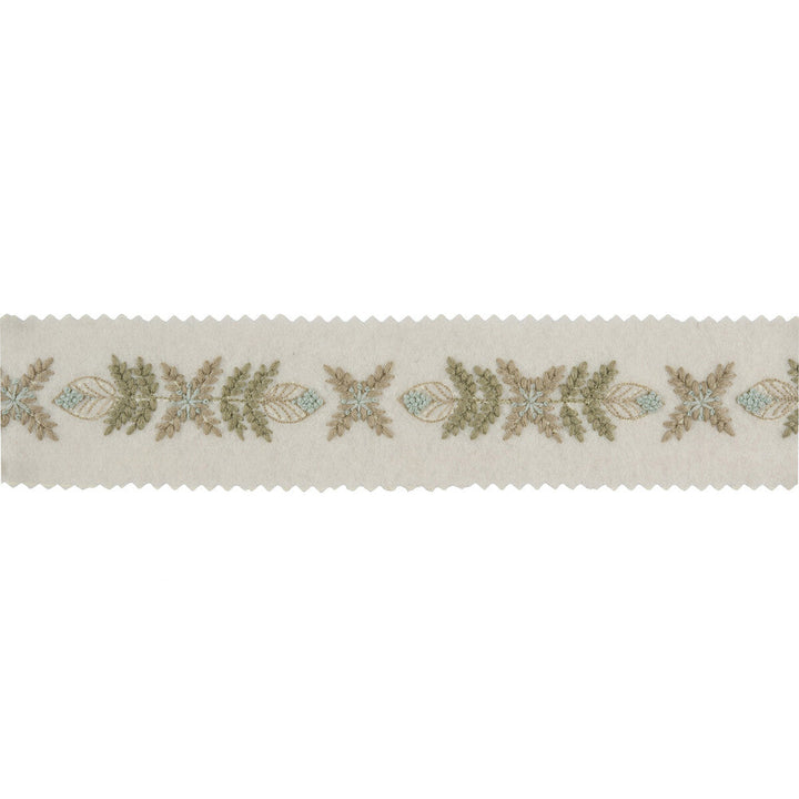 Edelweiss Green Meadow by Kravet Couture Designer Trim BARBARA BARRY CHALET TRIMS POLYESTER - 100% India - Horizontal: - and Vertical: - 1.5 - Swanky Fabrics -