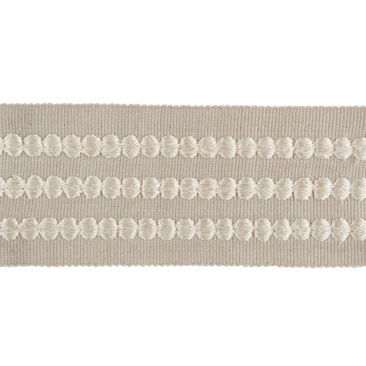 Triple Dot Flaxseed by Kravet Design Designer Trim KATE SPADE COLLECTION COTTON - 85%;RAYON - 15% India Horizontal: and Vertical: 1.5 - Swanky Fabrics -