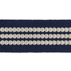 Kravet Trim Triple Dot Navy