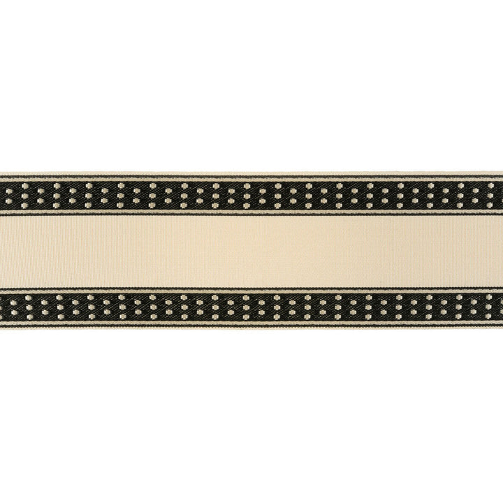 Dotty Border Domino by Kravet Design Designer Trim KATE SPADE COLLECTION ACETATE - 72%;POLYESTER - 28% Italy Horizontal: and Vertical: 3 - Swanky Fabrics -
