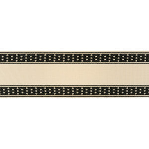 Kravet Trim Dotty Border Domino
