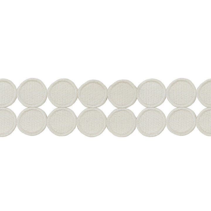 Double Dot Cottonball by Kravet Design Designer Trim KATE SPADE COLLECTION POLYESTER - 100% China Horizontal: and Vertical: 1.8125 - Swanky Fabrics -