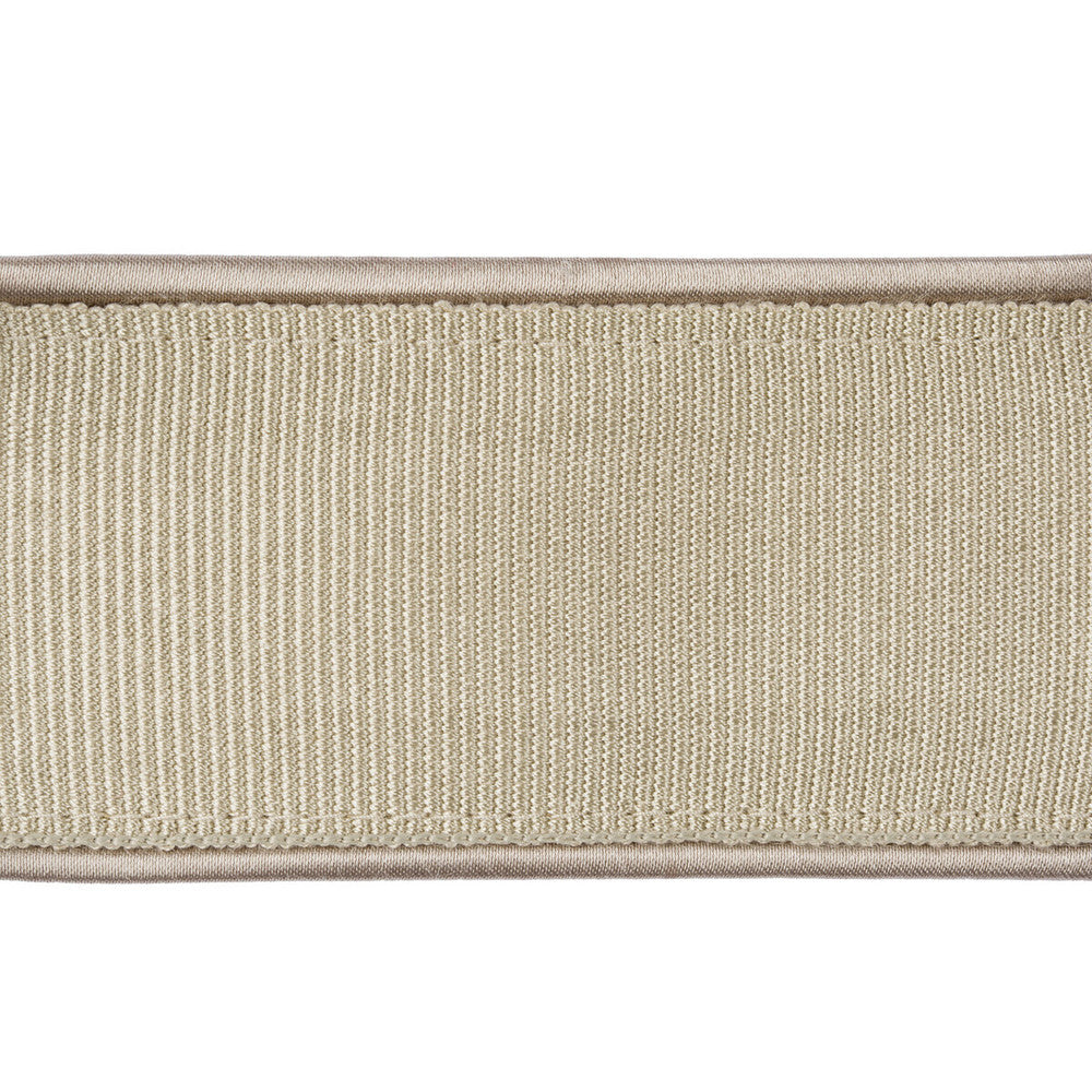 Satin Edge Band Mink by Kravet Design Trim Kravet Design Trim Satin Edge Band MinkTrim CANDICE OLSON COLLECTION VISCOSE - 86%;ACRYLIC - 10%;POLYESTER - 4% Italy </p><p>Repeat: H: , V: 1.89 - Fabric Carolina -